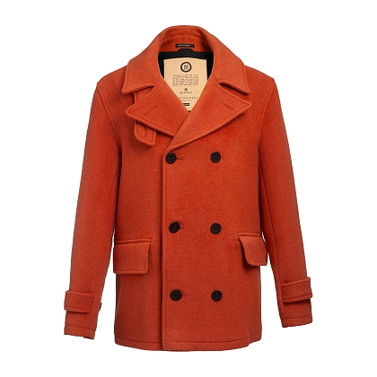 1Картинка Пальто-бушлат Original Montgomery Teddy Pea Coat Orange