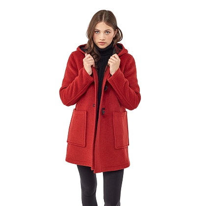 3Картинка Пальто-дафлкот Womens Abberley Mid Length Horn Toggles Burnt Orange