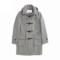 Картинка Женское пальто-дафлкот Original Montgomery London Duffle Coat Pearl Gray