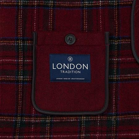 Пальто-дафлкот London Tradition Joseph Wine
