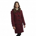 Женское пальто-дафлкот Original Montgomery Classic Burgundy